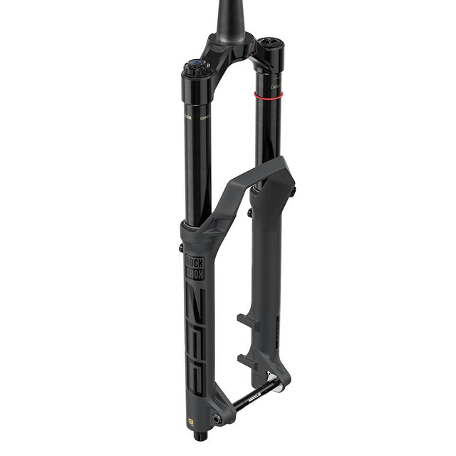 RockShox ZEB Ultimate A3 Suspension Fork 27.5'' DebonAir+ W/ButterCups 180mm 1-1/8''-1.5'' 15x110mm TA Rake: 44mm Grey