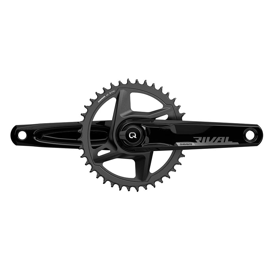SRAM Rival D1 Quarq Wide 1x Power Meter Crankset Speed: 12 Spindle: 28.99mm 46 DUB 175mm Black Road Disc