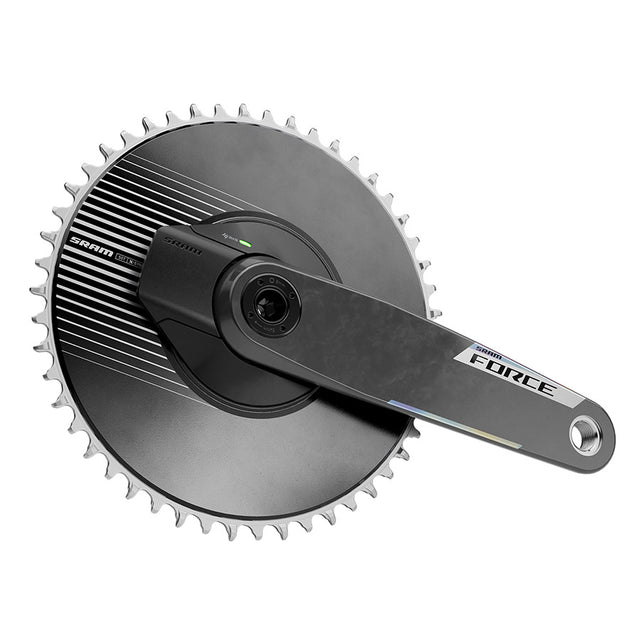 SRAM Force 1x Aero Powermeter E1 Power Meter Crankset Speed: 12/13 Spindle: 28.99mm BCD: Direct Mount SRAM 8 Bolt 50 DUB 160mm Black Road