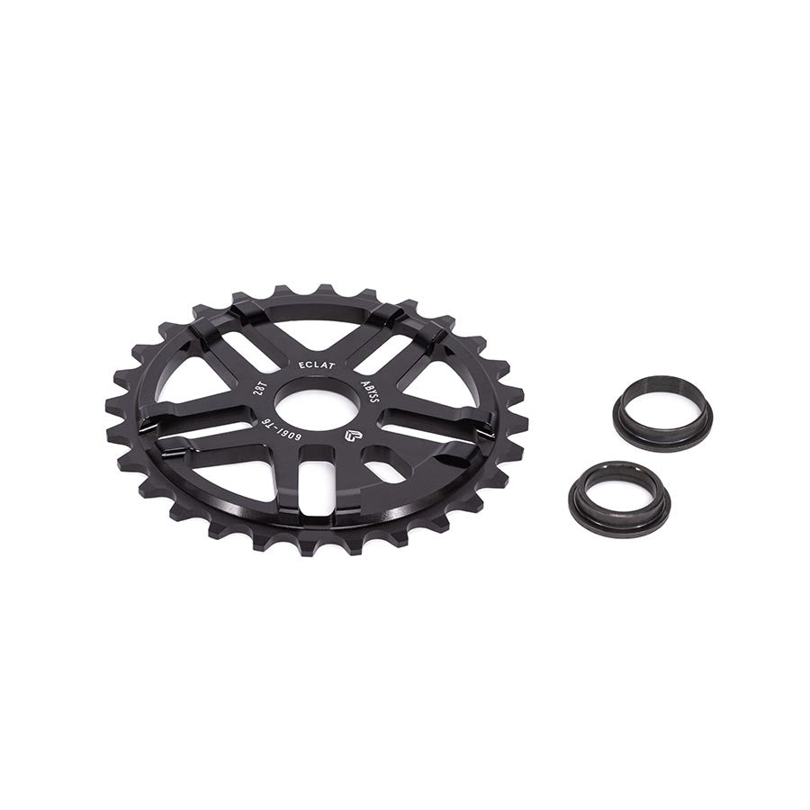 Eclat Abyss Chainring Teeth: 28 6061-T6 Aluminum Black