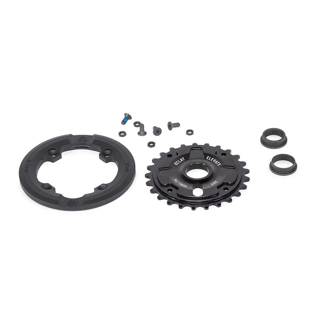 Eclat Elevate Guard Chainring Teeth: 25 6061-T6 Aluminum Black