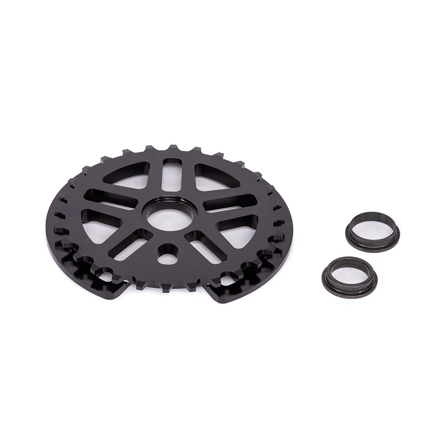 Eclat Abyss Guard Chainring Teeth: 28 7075-T6 Aluminum Black