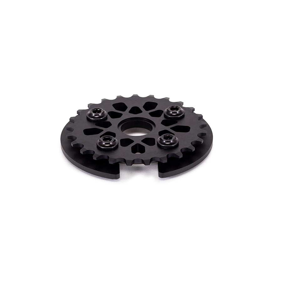 We The People Pathfinder Guard Combo Chainring Teeth: 25 6061-T6 Aluminum Black Set