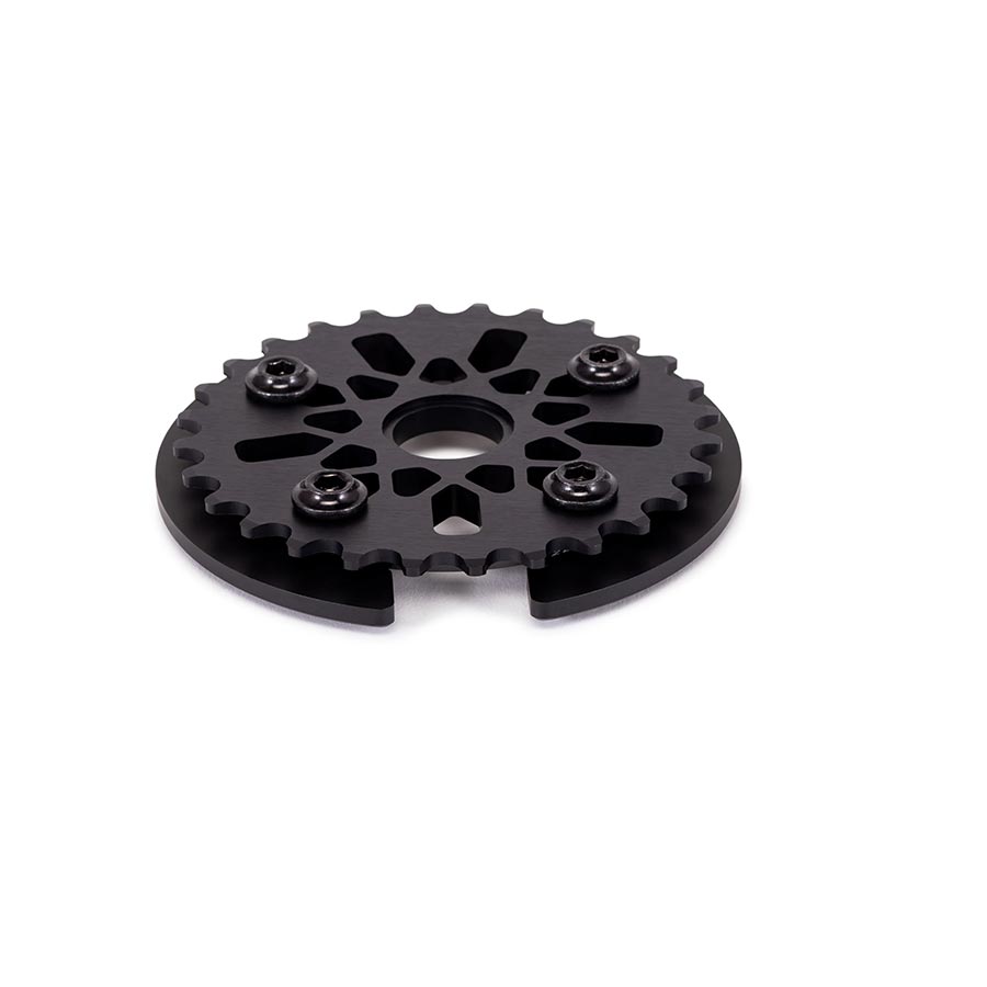 We The People Pathfinder Guard Combo Chainring Teeth: 28 6061-T6 Aluminum Black Set
