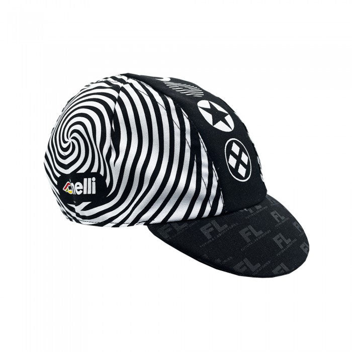 Cinelli Cycling Cap Futura - Futura Spiral, Black/White
