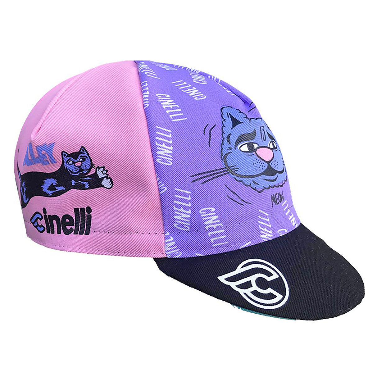 Cinelli Cycling Cap Stevie Gee Art - One Size Fits Most - Pink/Purple