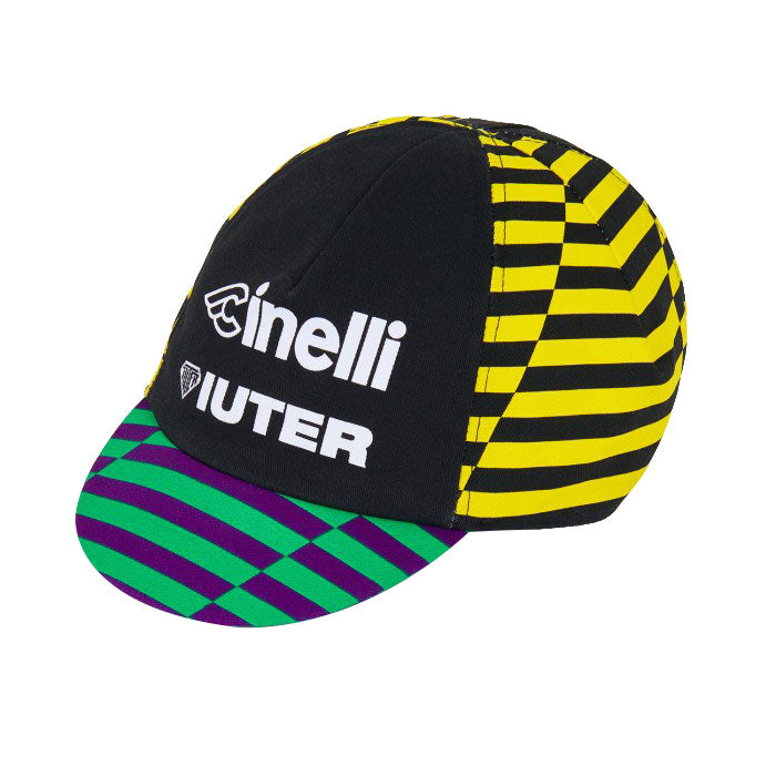 Cinelli Cycling Cap - Circolo Ciclistico Iuter, Black/Yellow
