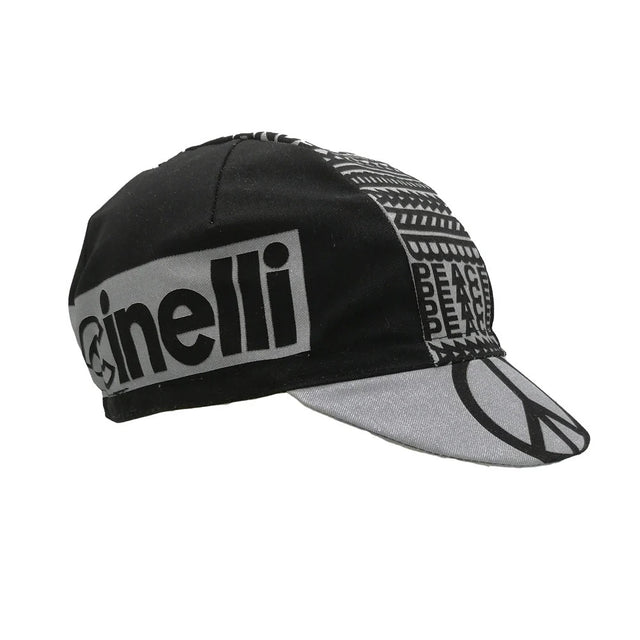 Cinelli Cycling Cap Peace - One Size Fits Most - Black