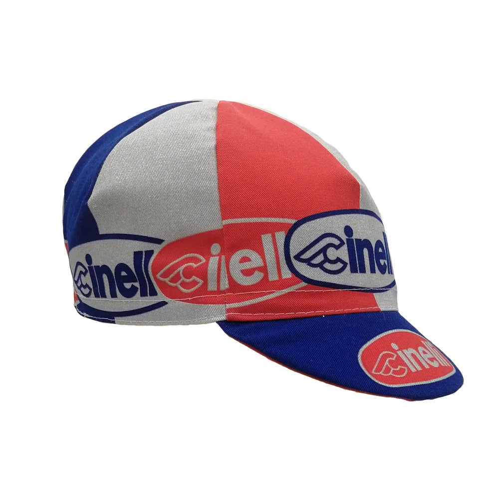 Cinelli Cycling Cap - Oval, Red/Blue