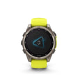Garmin fenix 8 Solar Sapphire 47mm Watch Watch Color: Titanium Wristband: Amp Yellow/ Graphite - Silicone