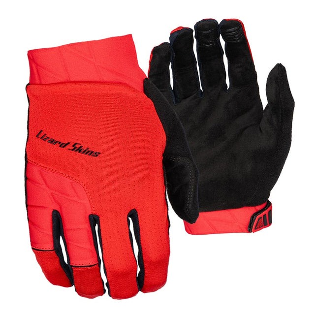 Lizard Skins Monitor Ops Full Finger Gloves Crimson Red XL Pair