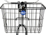 Wald Front Quick Release Basket with Bolt-On Mount - Gloss Black - 20.3