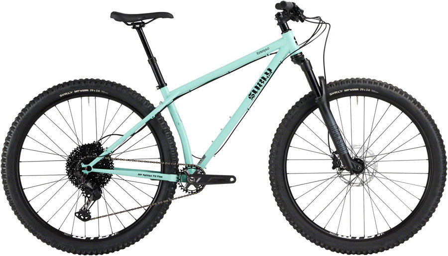 Surly Krampus Front Suspension Bike - 29", Steel, Blue Oyster Coat