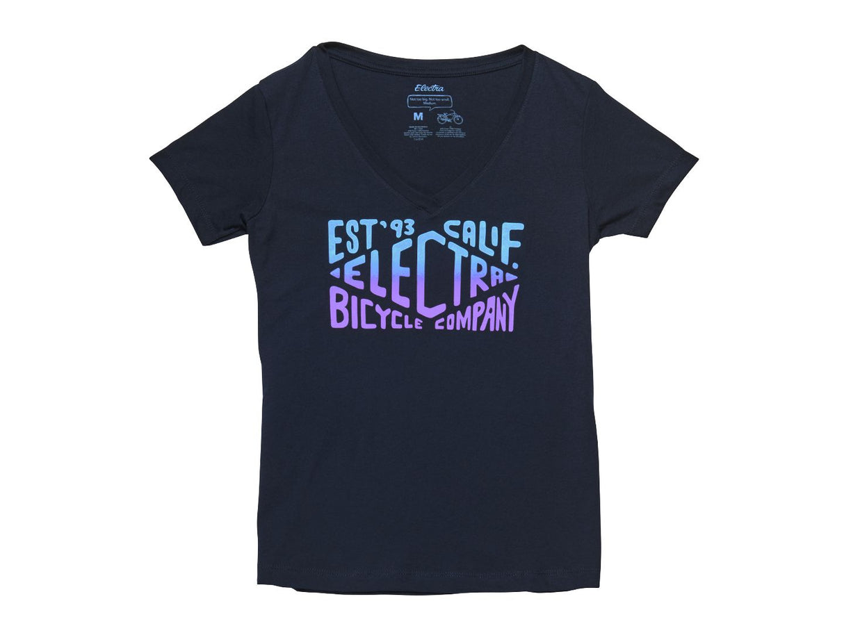 Shirt Electra Union V Tee Women X-Small Midnight Blue