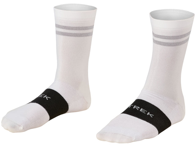 Sock Trek Race Reflective Crew Medium (39-41) White