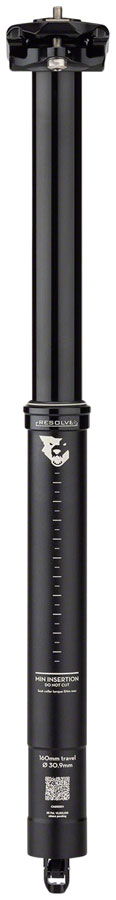 Wolf Tooth Resolve Dropper Seatpost - Black - 30.9mm, 160mm