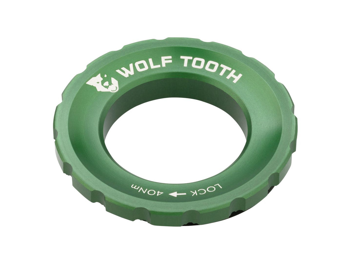 Brake Part Wolf Tooth Centerlock Lockring Green