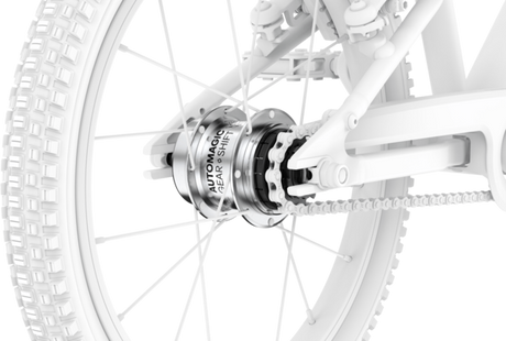 Woom GO 3 AUTOMAGIC 16-inch Lightweight Kids Bike with Automatic 2-Speed Gearing